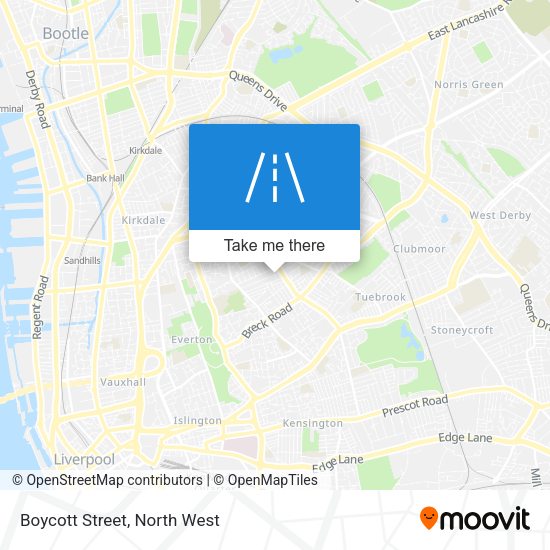 Boycott Street map