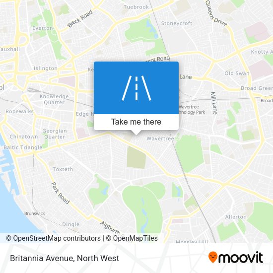 Britannia Avenue map