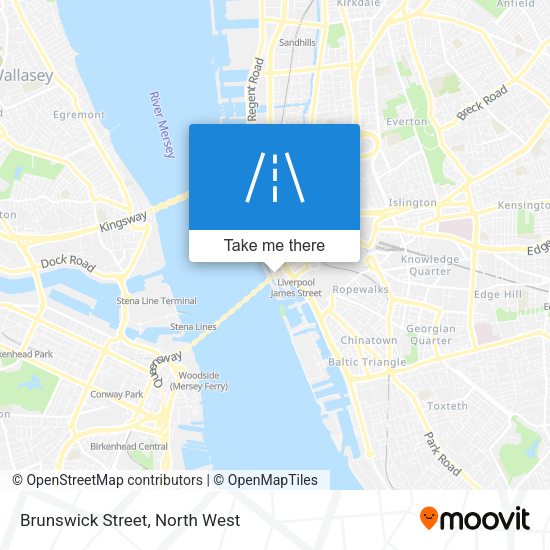 Brunswick Street map