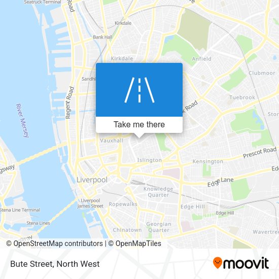 Bute Street map