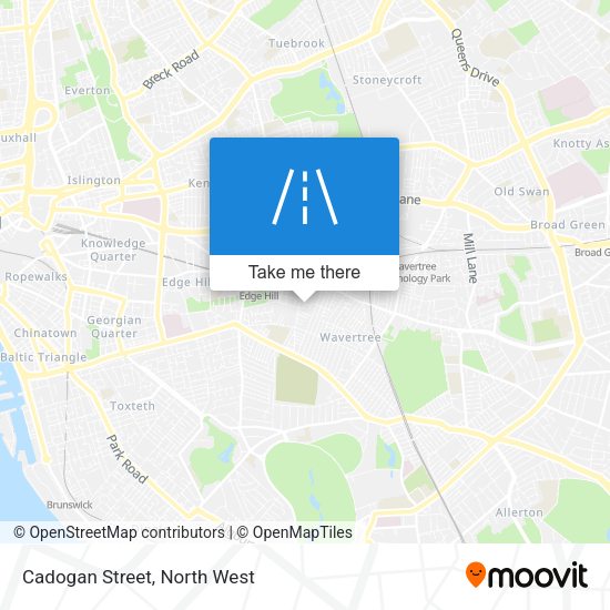 Cadogan Street map
