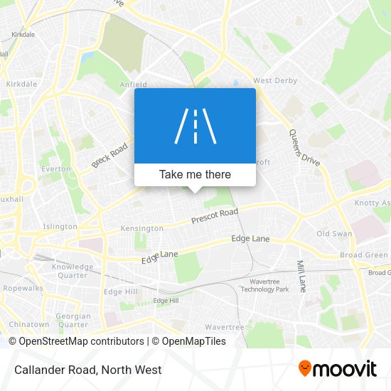 Callander Road map