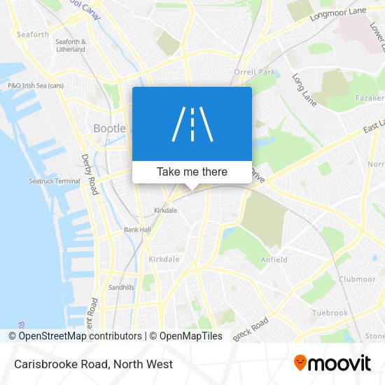 Carisbrooke Road map