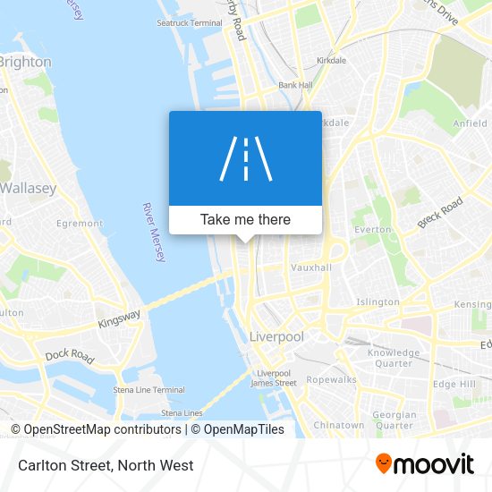 Carlton Street map