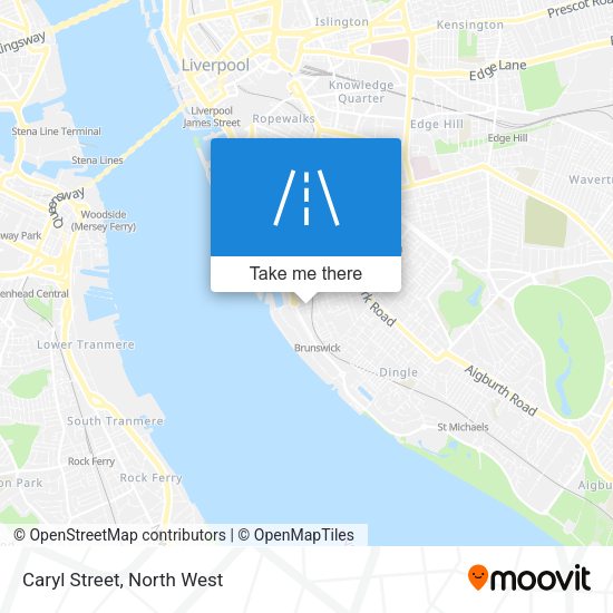 Caryl Street map