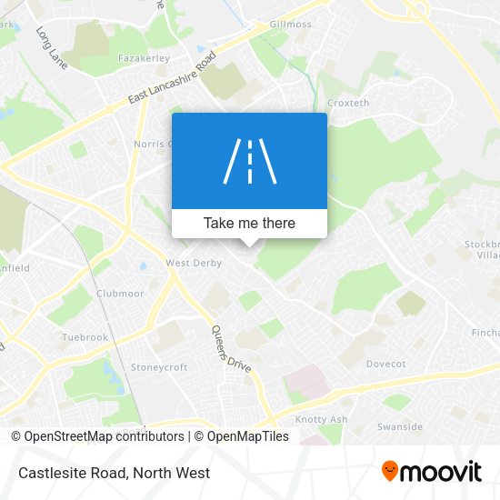 Castlesite Road map