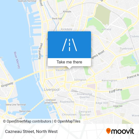 Cazneau Street map