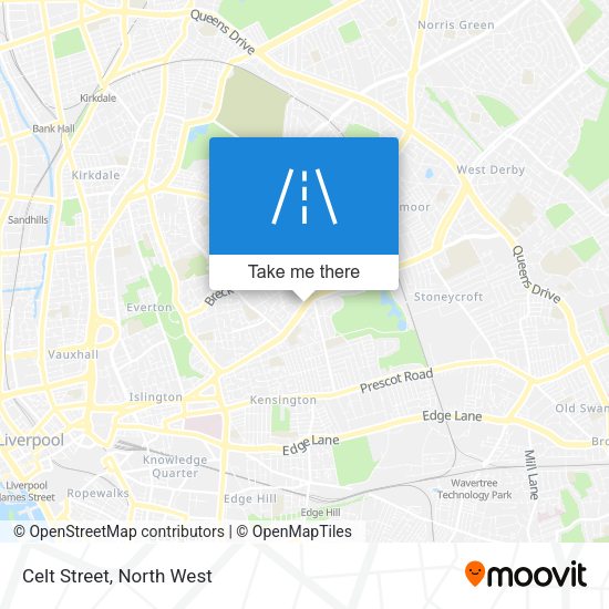 Celt Street map