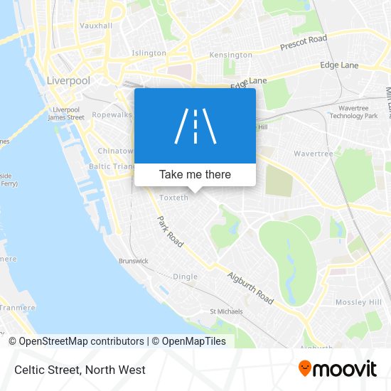 Celtic Street map