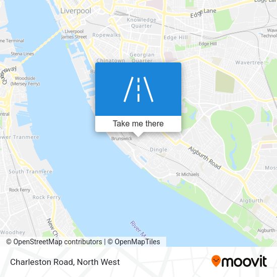 Charleston Road map