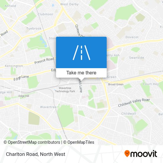 Charlton Road map