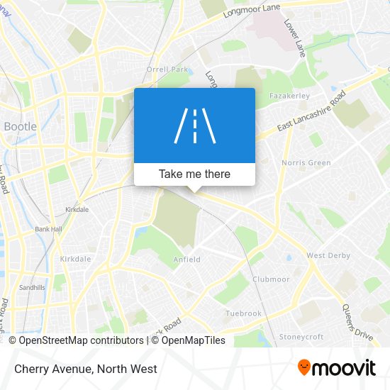 Cherry Avenue map