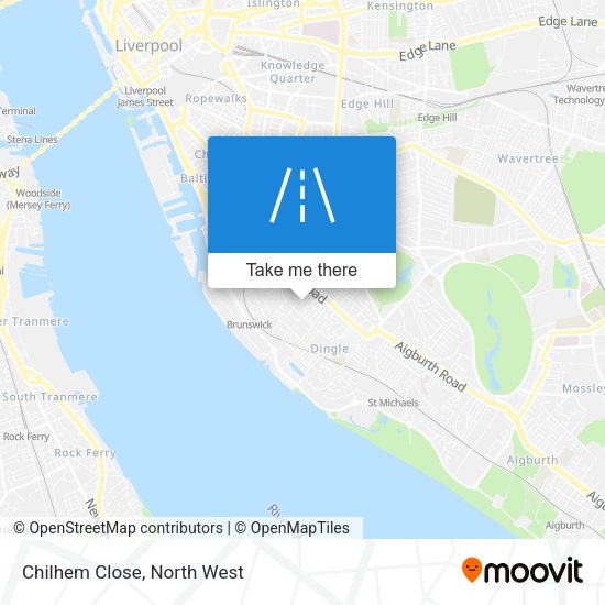 Chilhem Close map
