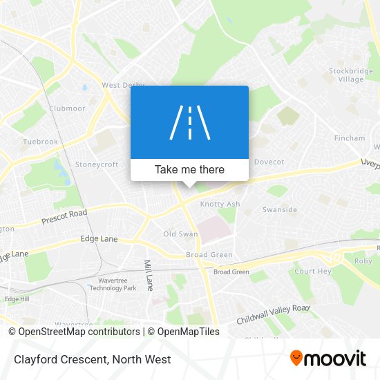 Clayford Crescent map