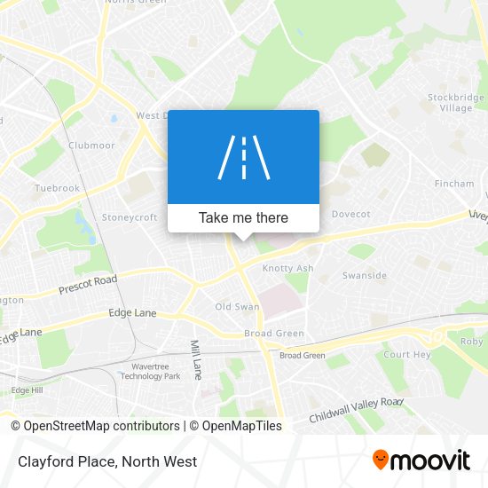 Clayford Place map