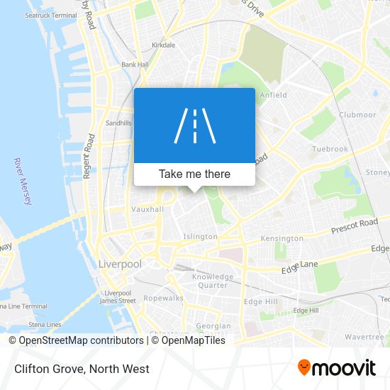 Clifton Grove map
