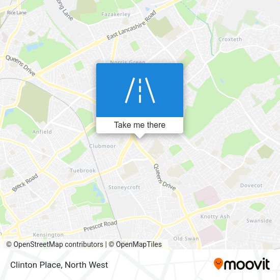 Clinton Place map