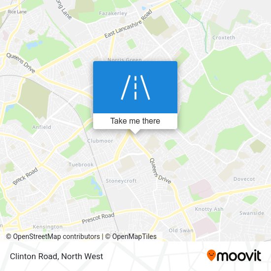 Clinton Road map