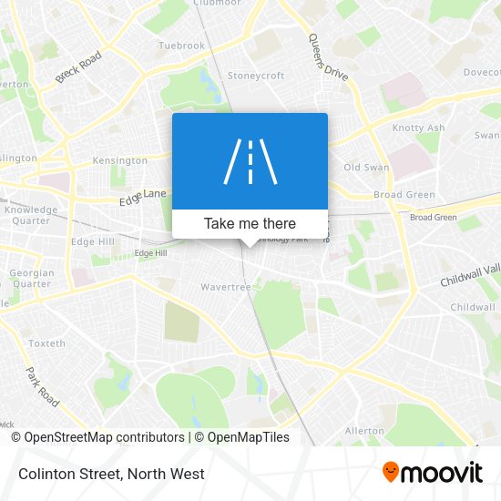 Colinton Street map