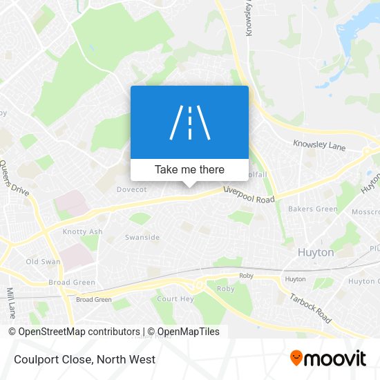 Coulport Close map