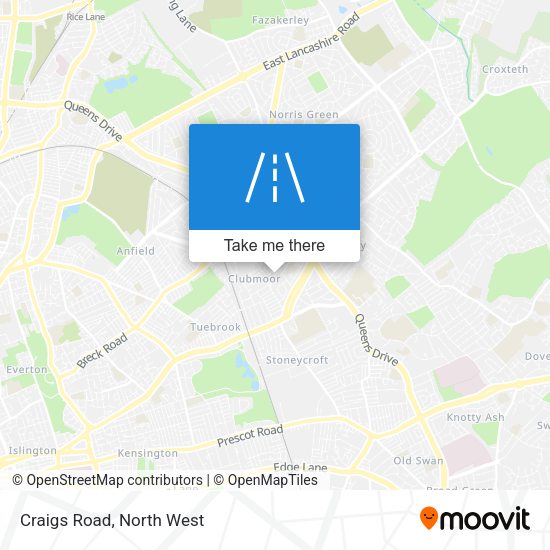 Craigs Road map