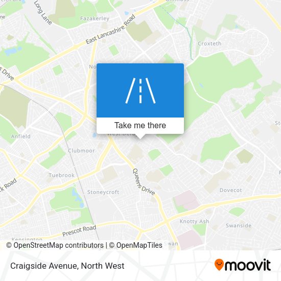Craigside Avenue map