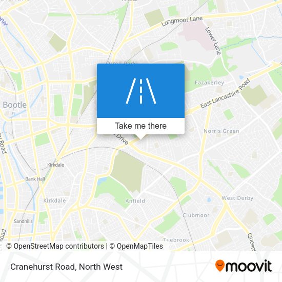 Cranehurst Road map