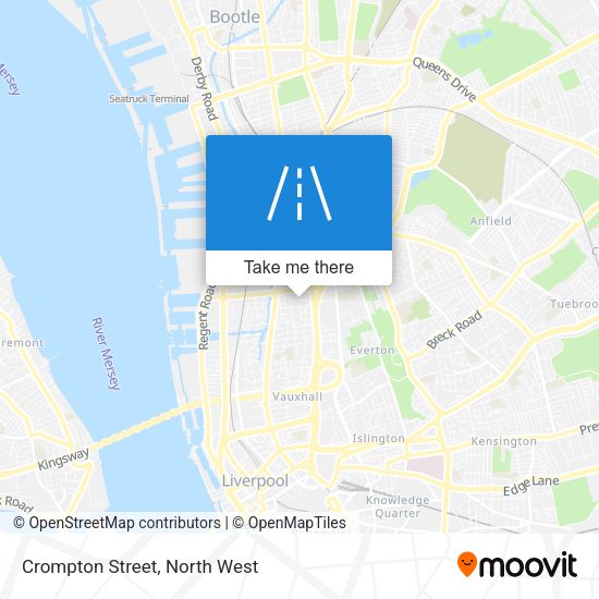 Crompton Street map