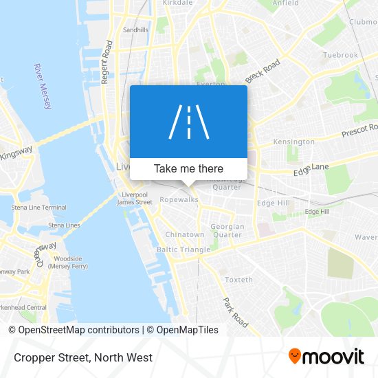 Cropper Street map