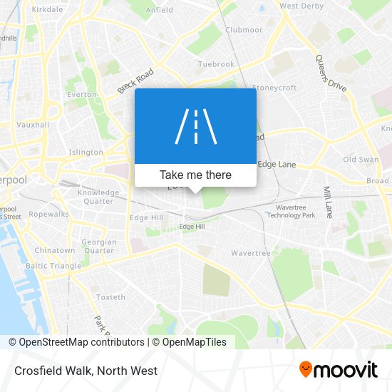 Crosfield Walk map