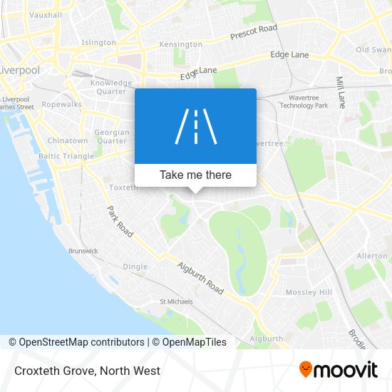 Croxteth Grove map