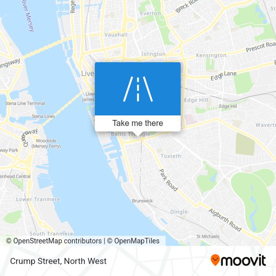 Crump Street map