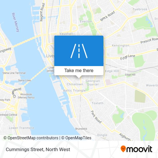 Cummings Street map