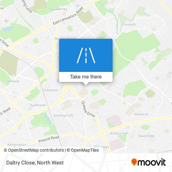 Daltry Close map