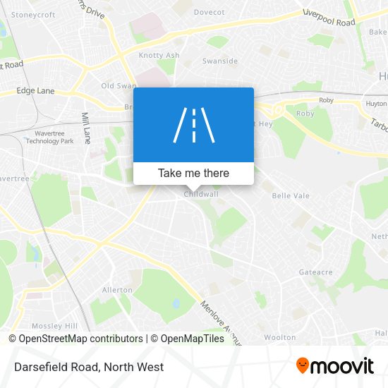 Darsefield Road map