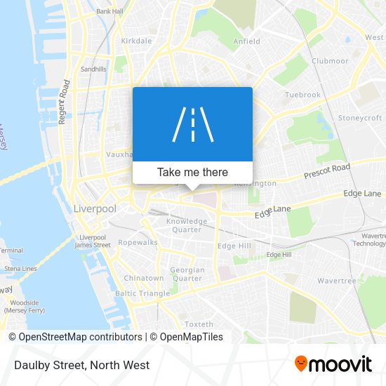 Daulby Street map