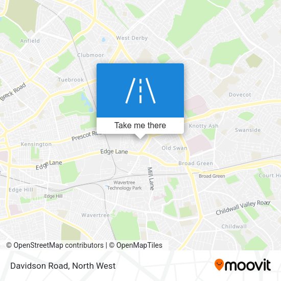 Davidson Road map