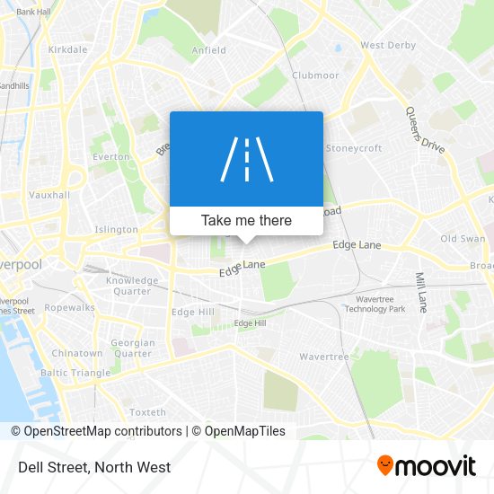 Dell Street map