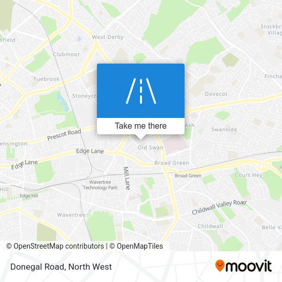 Donegal Road map