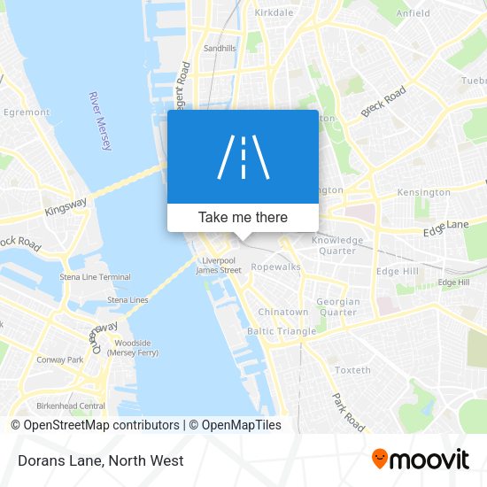 Dorans Lane map