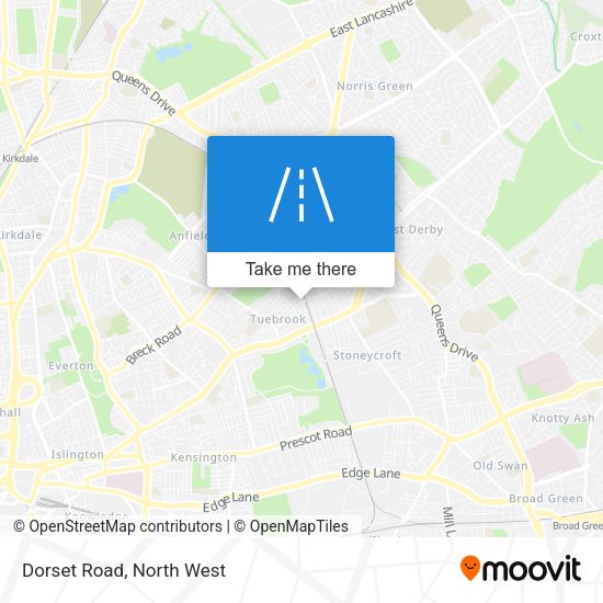Dorset Road map