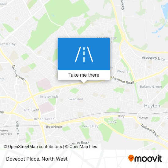 Dovecot Place map