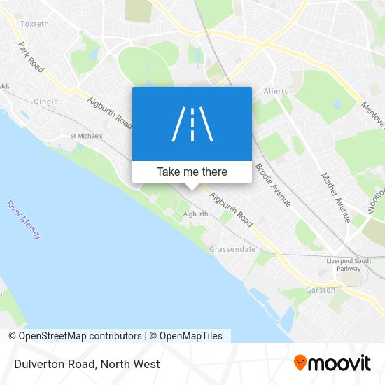 Dulverton Road map