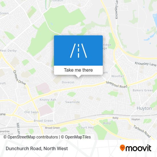 Dunchurch Road map