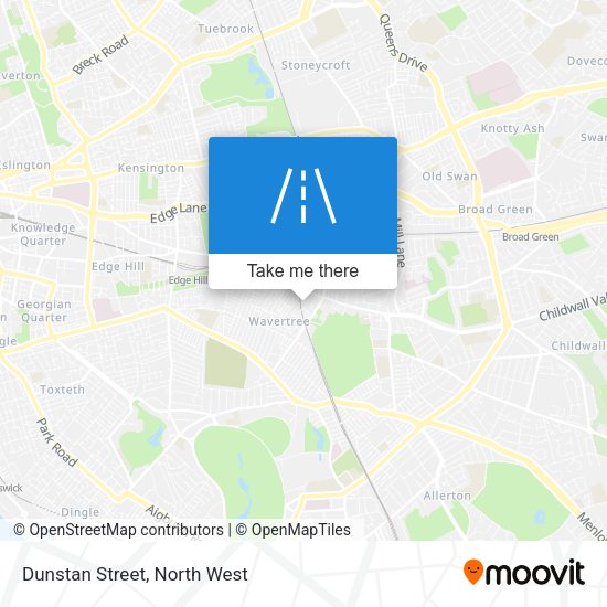 Dunstan Street map