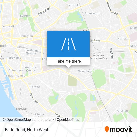 Earle Road map