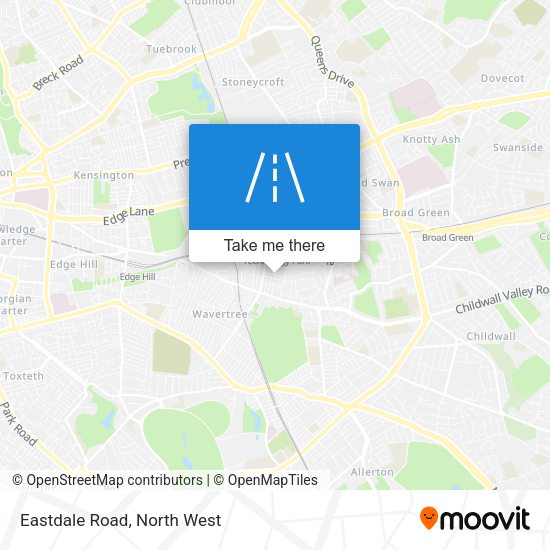Eastdale Road map