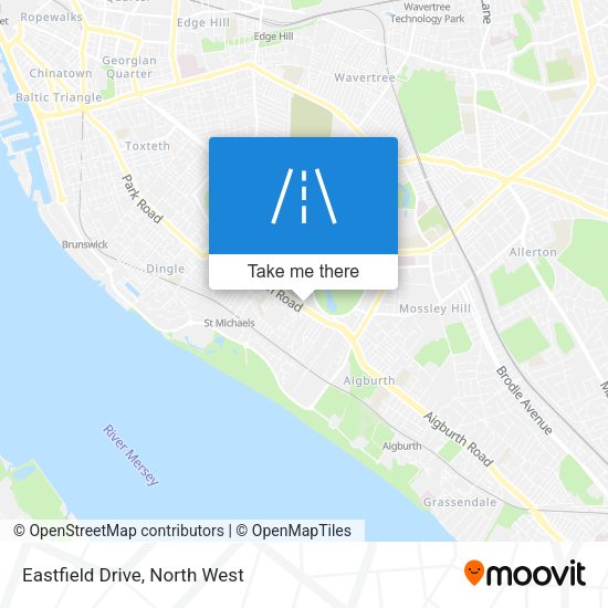 Eastfield Drive map