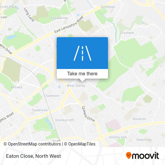 Eaton Close map