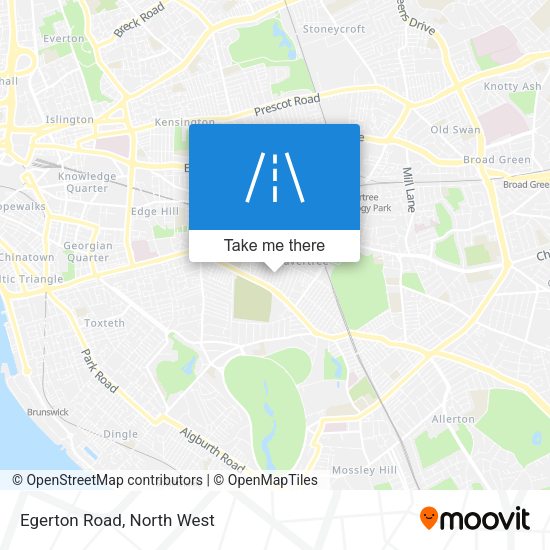Egerton Road map
